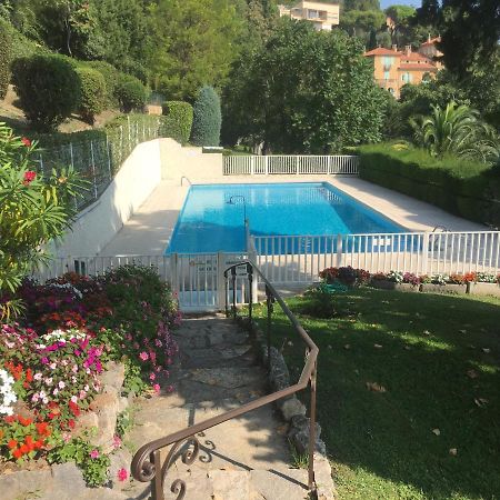 Clim Jardin Et Parking Prive -Piscine Tennis Et Park Vue Mer Grasse Exterior foto