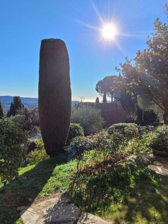 Clim Jardin Et Parking Prive -Piscine Tennis Et Park Vue Mer Grasse Exterior foto